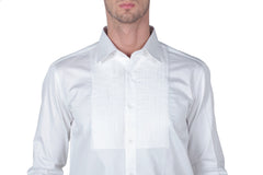Men's Cotton White Antonio Full Sleeve Shirt